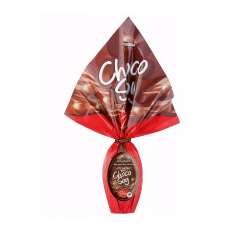 Ovo de Páscoa Choco Soy Chocolate Ao Leite Zero Lactose Sem Glúten Unidade 200G