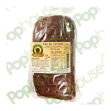 PAO DE CENTEIO GIRASSOL 420GRS