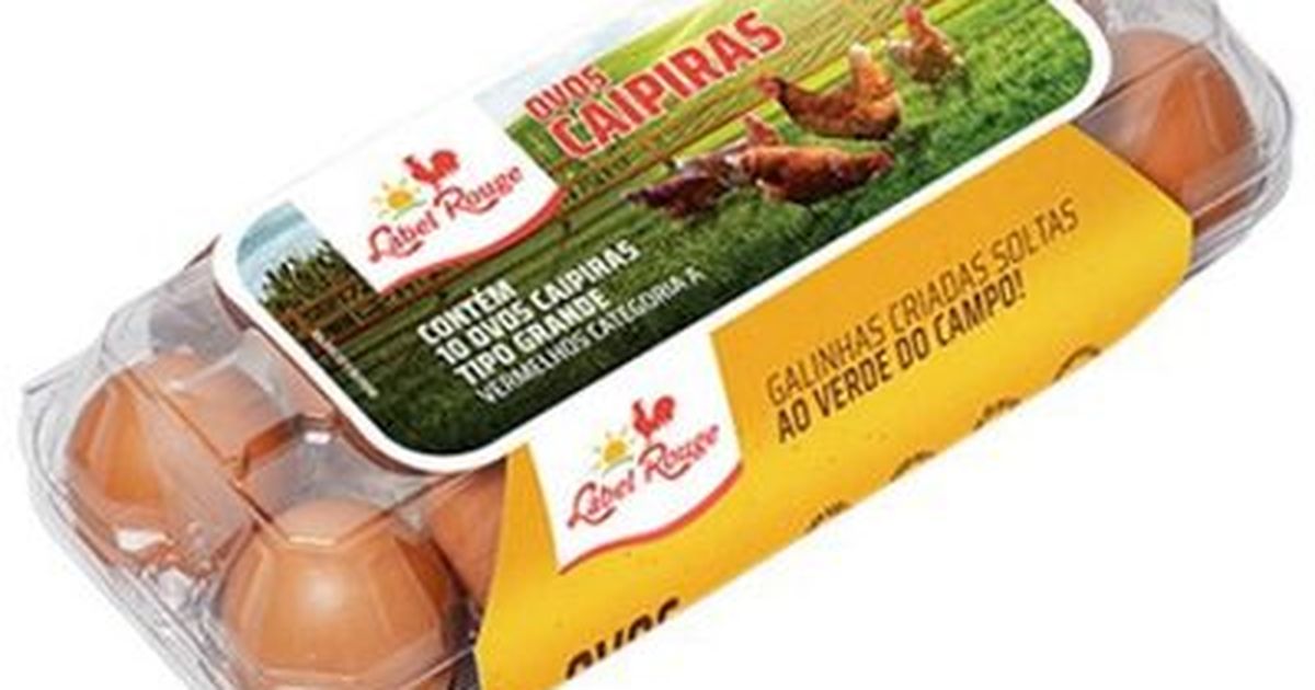 Ovo Caipira Label Rouge 10UN