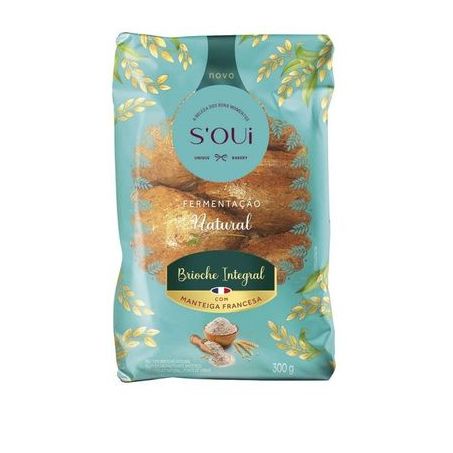 PÃO BRIOCHE FAMILY SOUI INTEGRAL 300G