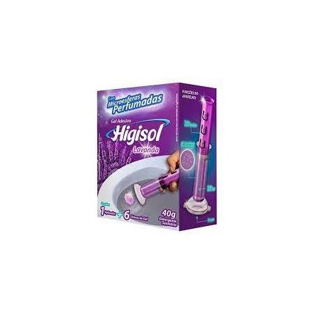 HIGISOL GEL ADESIVO APLICADOR + RF C/6 LAVANDA 40G