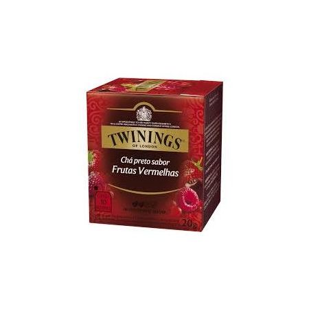 CHA TWININGS PRETO/FRUTAS VERMELHAS 10UN 20G