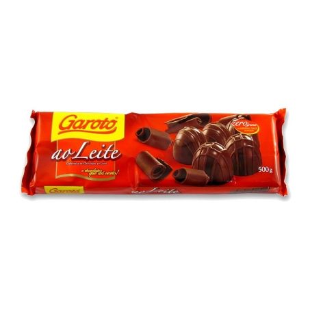 Choc garoto cober ao leite 500g