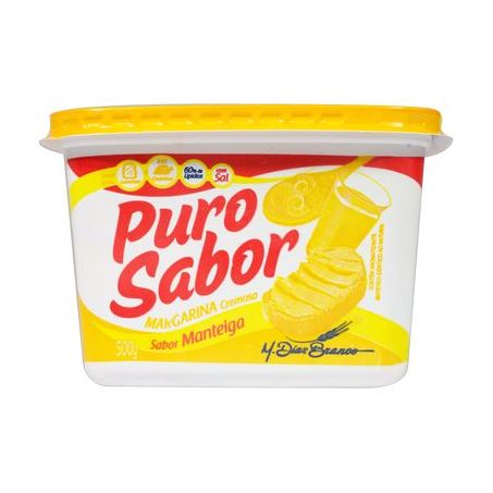 Margarina Manteiga Cremosa com Sal Puro Sabor Pote 500G