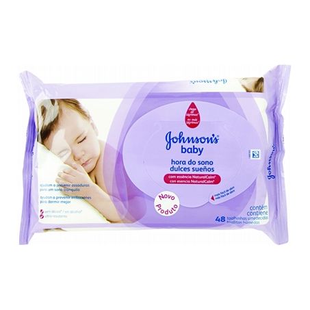 Lenço umedecido johnson's baby hora sono c/48