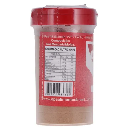 Noz moscada opa pó 20g 360-3