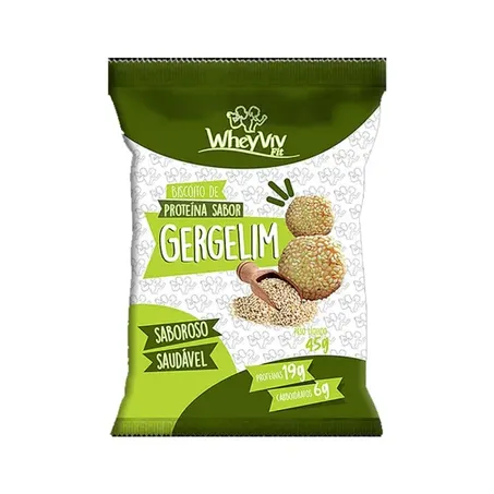 BISCOITO  WHEYVIV FIT GERGELIM 45G