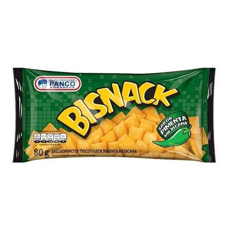 Salgadinho Panco Bisnack Pimenta Mexicana Pacote 80g 
 