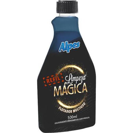 Limpador Alpes 500ml Flotador Refil Limpeza Magica