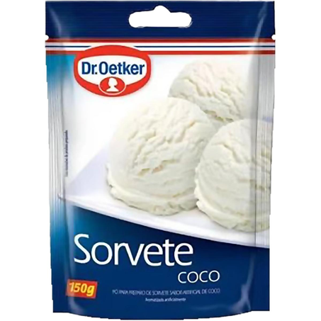 Pó para Sorvete Dr. Oetker 150g - Coco