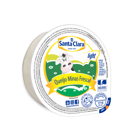 Queijo minas light santa clara kg