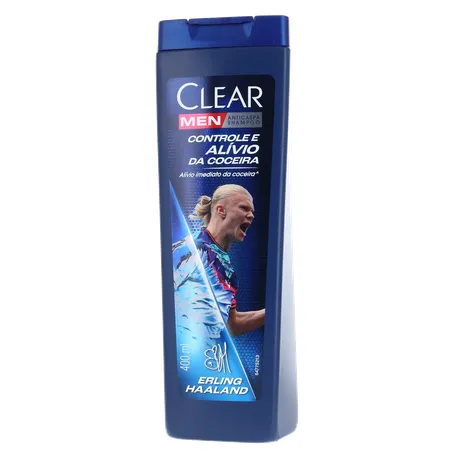 Shampoo Anticaspa Clear Men Controle E Alívio Da Coceira 400ML 360-1