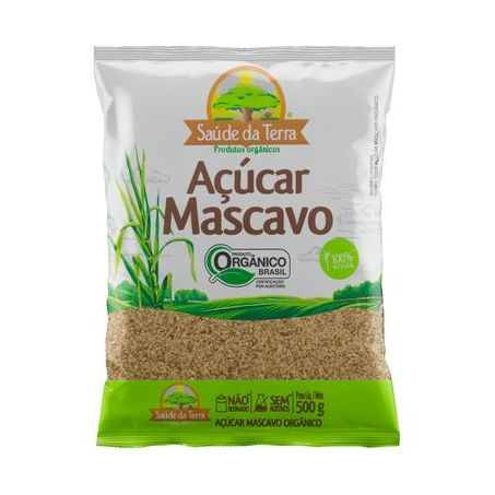 Açúcar Mascavo Saúde Da Terra Orgânico 500G