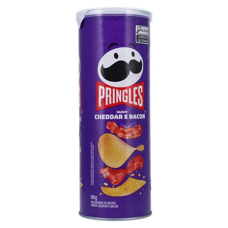 SALGADINHO PRINGLES CHEDAR BACON 105G 360-35