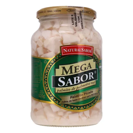 Palmito mega sabor picado 300g 360-34
