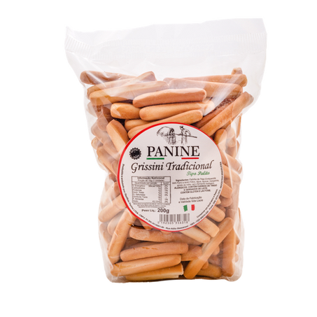 Biscoito grissini tradicional panine 200g