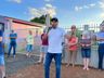 Moradores comemoram a inauguração de mais uma pavimentação em Campo Erê