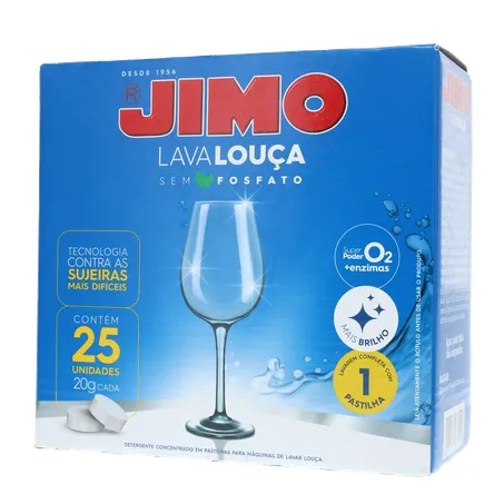 LAVA LOUÇA PASTILHA JIMO P/MÁQUINA C/25UN 360-2