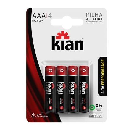 Pilha Kian Alc Aaa Peq