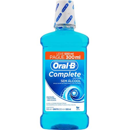 ENXAGUANTE BUCAL ORAL B 4 EM 1 MENTA
