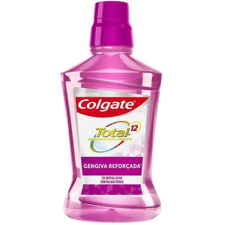 Enxaguante bucal colgate tot12 gengiva reforçada 500ml