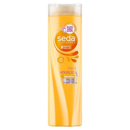 Shampoo seda cocriações óleo hidratação