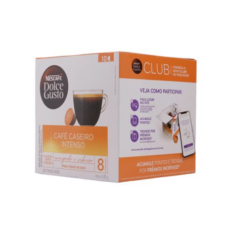 Cápsula Dolce Gusto Caseiro Intenso C/10 90g 360-7
