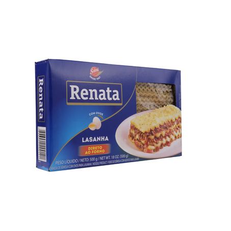 LASANHA RENATA 500G C/OVOS 360-54