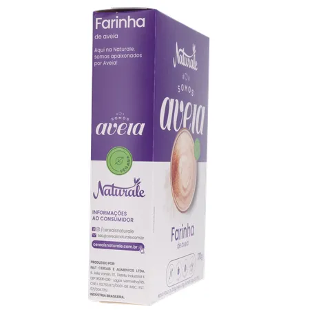 FARINHA DE AVEIA NATURALE CAIXA 170G 360-29