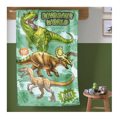Toalha dohler banho felpuda dino 02 un