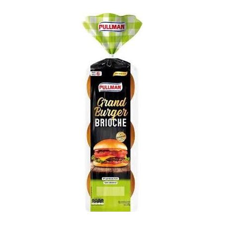 Pão de hambúrguer pullman tipo brioche 520g