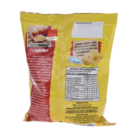 Batata Palha Kifritas Tradicional Pacote 70gr 360-20