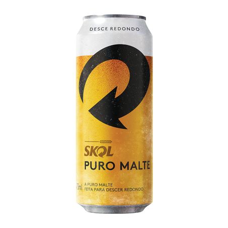 Cerveja skol puro malte lt 473ml