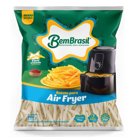BATATA CONGELADA BEM BRASIL AIR FRYER PACOTE 700G