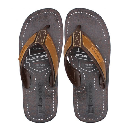 Chinelo Danper Masc Cabedal Tradicional D6037