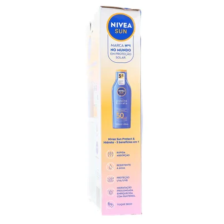 PROTETOR SOLAR NIVEA FPS 50 200ML GRÁTIS KIDS FPS 60 100ML 360-26