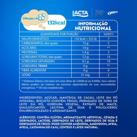 CHOCOLATE BRANCO LACTA LAKA OREO 80G 360-1
