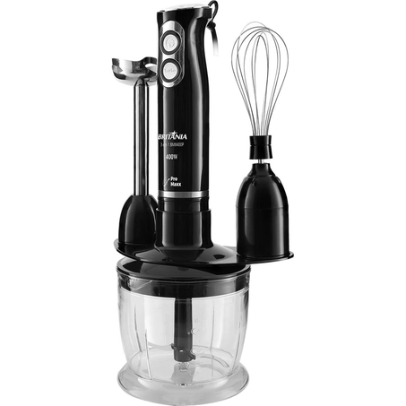 Mixer Britânia BMX400P 127V - 3 em 1 - Mixer, Triturador e Batedor de Claras em Neve