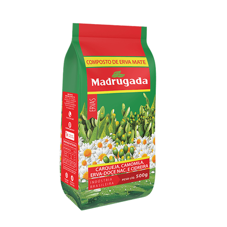 ERVA MATE MADRUGADA CARQ/CAMOM/ERVA/CIDREIRA 500G