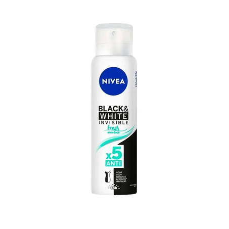 DESODORANTE AEROSOL NIVEA 150 G FEM BLC&WHT FRESH 