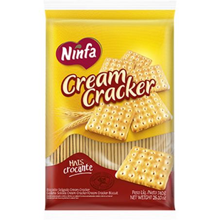 Biscoito ninfa cream craker 700g