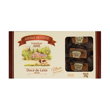 DOCE GOTAS DE LEITE AVARE PINGO 270G