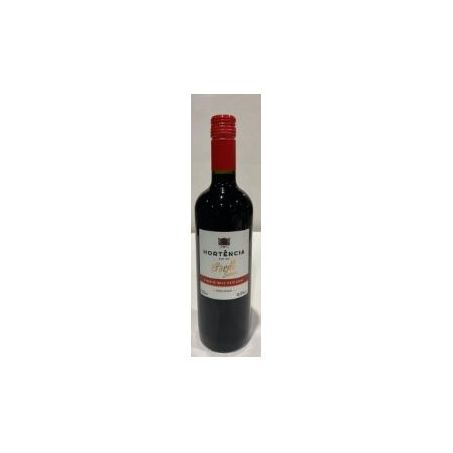 VINHO BORDO TINTO SUAVE DE MESA HORTENCIA 750ML