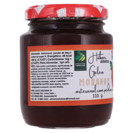 Geleia hubner morango 310g 360-32