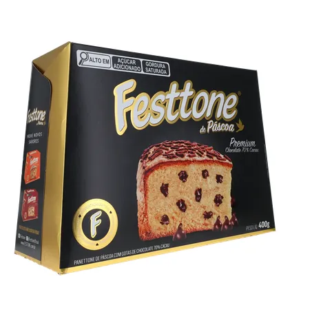Panettone de Páscoa Festtone Chocolate 70 Cacau 400G 360-14