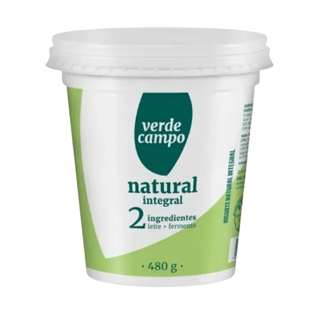 Iogurte Verde Campo Natural Integral 2 Ingredientes Lacfree 480g