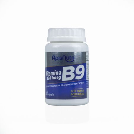 VITAMINA B9 300MG 60CAPS APISNUTRI