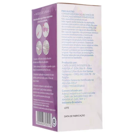 Gel adesivo sanitário sani all lavanda refil 37g 360-24