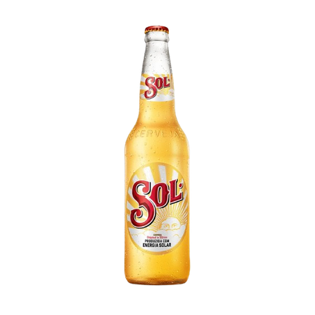 Cerveja Sol Pilsen Garrafa 600ml 
 