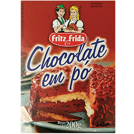 Chocolate em pó fritz e frida 200g